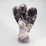 Superior Extra Large Chevron Amethyst Angel ~9cm