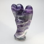 Superior Extra Large Rainbow Fluorite Angel ~94mm