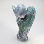 Superior Extra Large Rainbow Fluorite Angel ~95mm