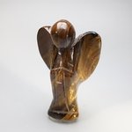 Superior Extra Large Tiger Eye Angel ~85mm