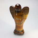 Superior Extra Large Tiger Eye Angel ~9cm