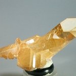 Tangerine Aura Quartz Healing Crystal ~69mm