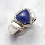 Tanzanite & Silver Ring ~ 7 US Ring Size , O UK Ring Size