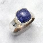 Tanzanite & Silver Ring ~ 8 US Ring Size , Q UK Ring Size