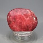 Thulite Polished Flat Stone ~40mm