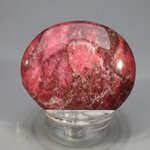 Thulite Polished Flat Stone ~43mm