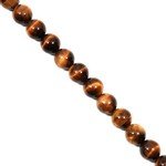 Tiger Eye Crystal Beads - 10mm Round Bead