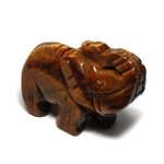 Tiger Eye Crystal Elephant