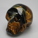 Tiger Eye Crystal Skull ~5.2 x 3.4cm