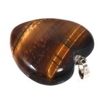 Tiger Eye Heart Pendant