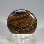 Tiger Iron Polished Flat Tumblestone ~40mm