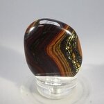 Tiger Iron Polished Flat Tumblestone ~41mm