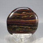 Tiger Iron Polished Flat Tumblestone ~41mm