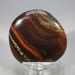 Tiger Iron Polished Flat Tumblestone ~42mm