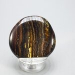 Tiger Iron Polished Flat Tumblestone ~43mm