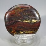 Tiger Iron Polished Flat Tumblestone ~44mm