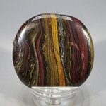Tiger Iron Polished Flat Tumblestone ~44mm