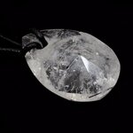 Tourmalinated Quartz Pendant & Wax Cotton Cord ~31mm