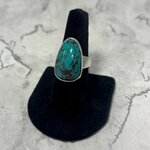 Turquoise 925 Sterling Silver Ring~9.5 US / S 1/4 UK