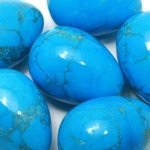 Turquoise Howlite Crystal Egg ~48mm