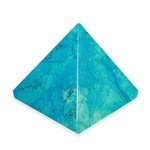 Turquoise Howlite Pyramid
