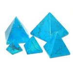 Turquoise Howlite Pyramid