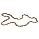 Unakite Gemstone Chip Necklace ~ 35"