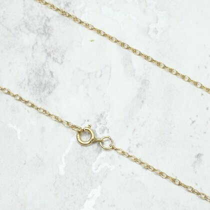 9ct Gold 1mm Trace 20" Chain