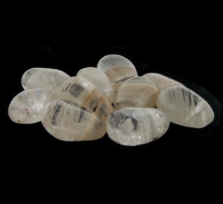 Phantom Quartz Drilled Tumble Stone