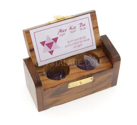 Amethyst  Merkaba Set
