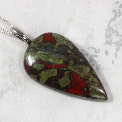 Dragon's Blood Jasper Pendant ~35mm