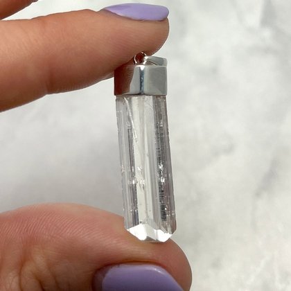 Danburite Healing Crystal Pendant ~32mm