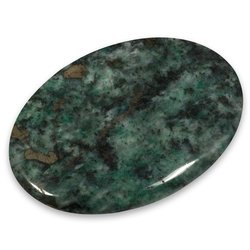 African Jade & Pyrite Palm Stone
