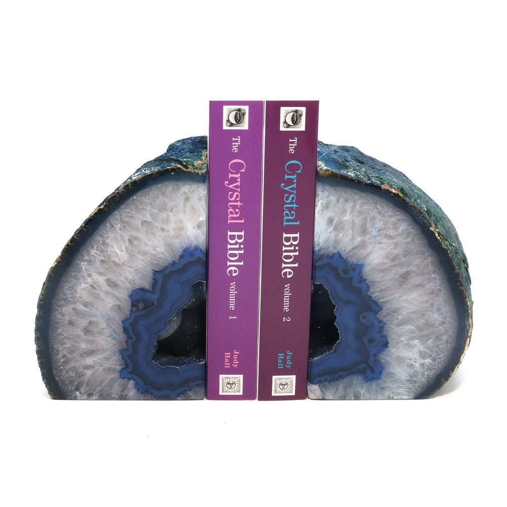 agate crystal bookends agate crystal bookends