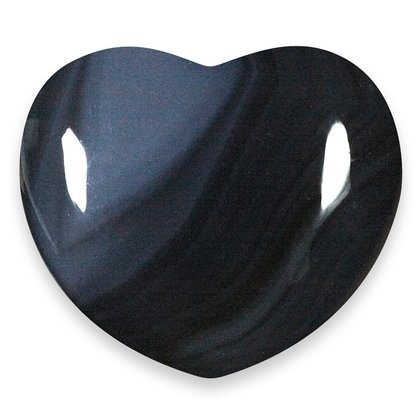 Agate Crystal Heart ~45mm