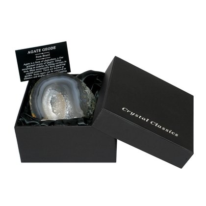 Agate Geode (Natural) Gift Box - Medium