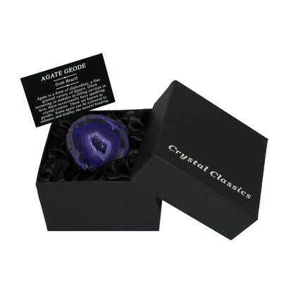 Agate Geode (Purple) Gift Box - Small