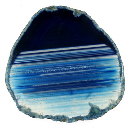Agate Slice - Blue ~117mm