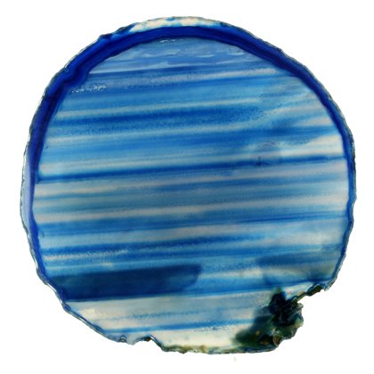 Agate Slice - Blue ~119mm