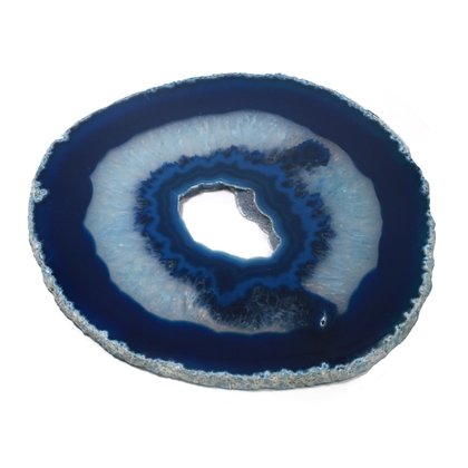 Agate Slice - Blue ~183mm