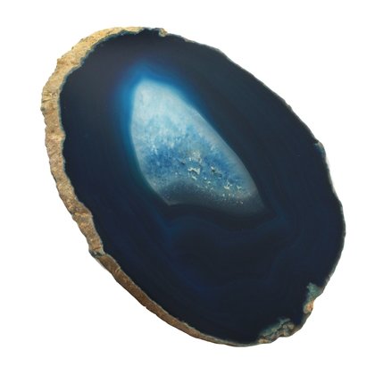 Agate Slice - Blue ~203mm