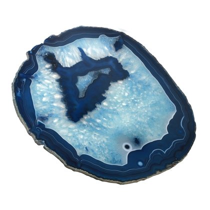 Agate Slice - Blue ~280mm