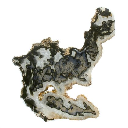 Agate Slice - Blue/Grey ~290mm