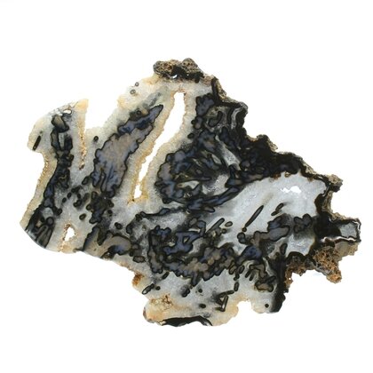 Agate Slice - Blue/Grey ~230mm