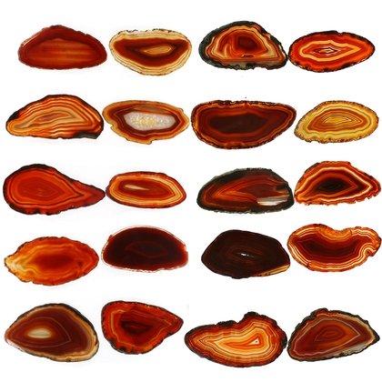Agate Slice Natural - Pack of 20