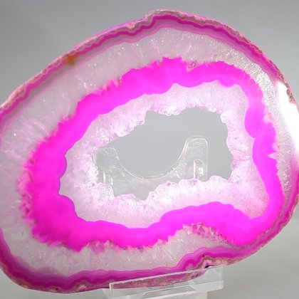 Agate Slice - Pink  ~120mm