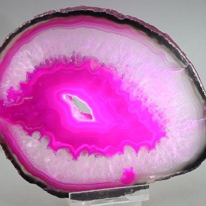 Agate Slice - Pink  ~120mm