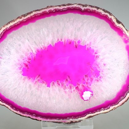 Agate Slice - Pink  ~127mm