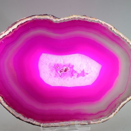 Agate Slice - Pink  ~130mm