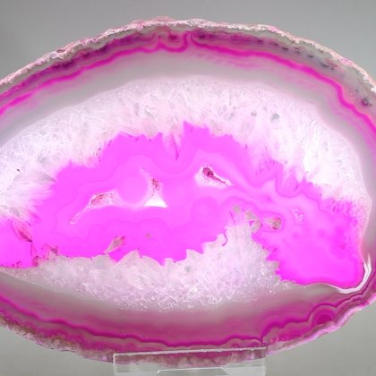 Agate Slice - Pink  ~130mm